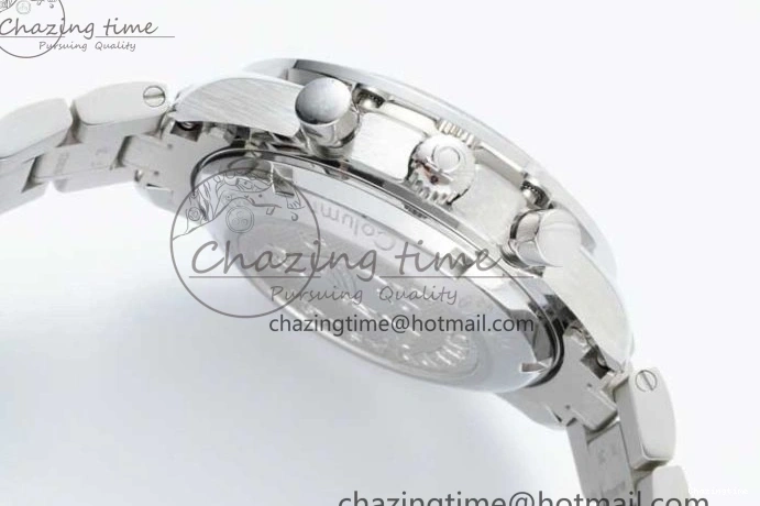 0719 Speedmaster Racing Master SS HKF Best Edition White Dial on SS Bracelet A TravelReady 7809